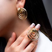 AMPLIFIER GOLD EARRINGS