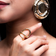 STONE OF GOLD EARRINGS