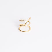SPIRAL GOLD RING