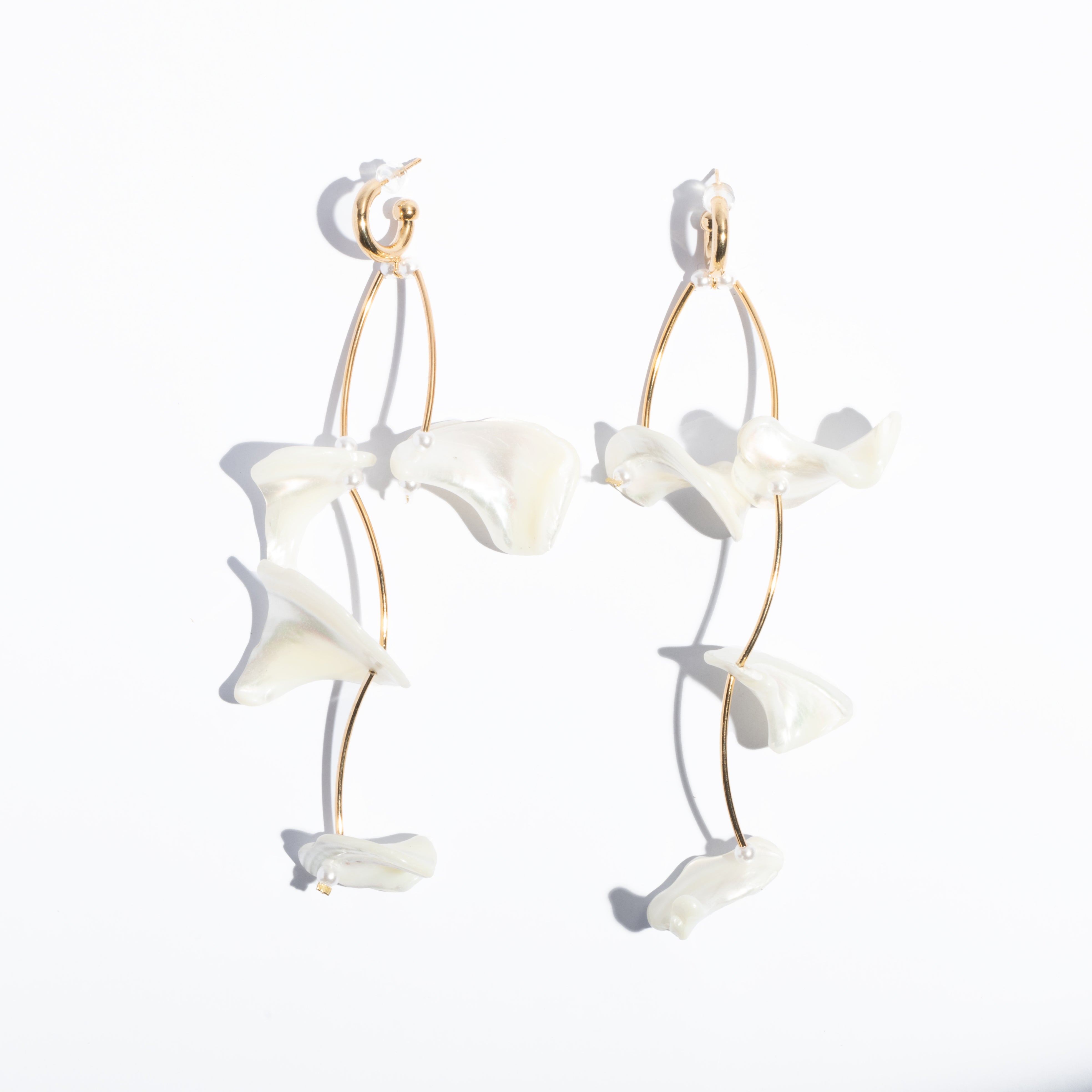 PETAL DROP EARRINGS