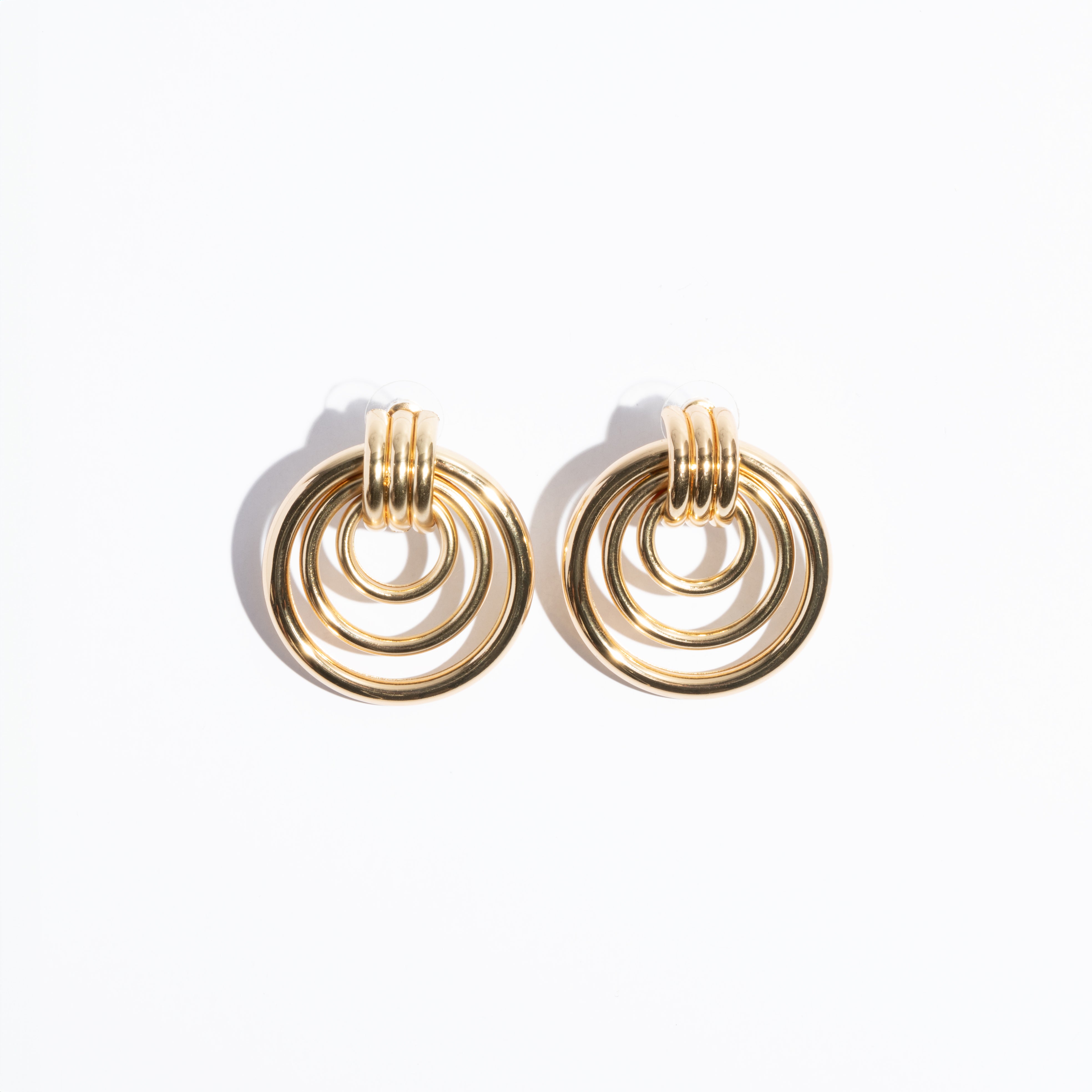 AMPLIFIER GOLD EARRINGS