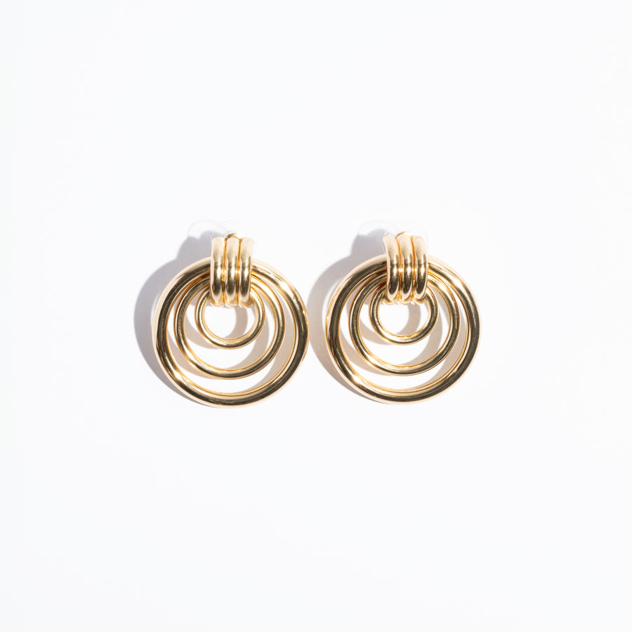 AMPLIFIER GOLD EARRINGS