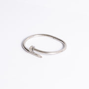 SCREWED-IN STYLE BANGLE - SILVER